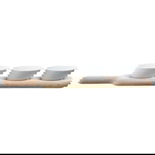 LSA Paddle Bowl Set & Oak Paddle 40cm