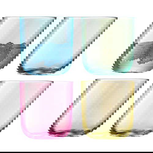 LSA Polka Pastel Tumbler 420ml Set Of Four