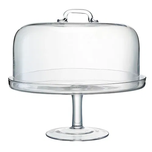 LSA Serve Cake stand & Dome Dia: 34.5 / 32cm