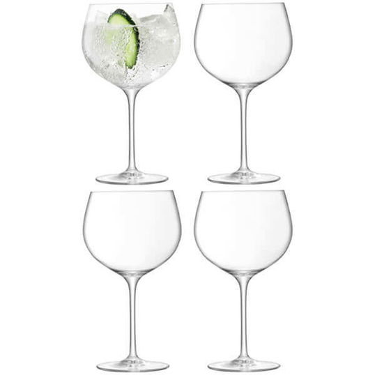 LSA Balloon Gin Glass 680ml Clear Set Of 4