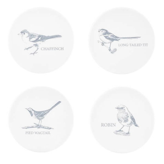 Mary Berry English Garden Set Of 4 Coasters Birds