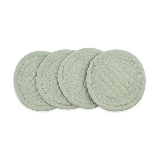 Mary Berry Signature Cotton Coaster Pistachio Pack Of 4