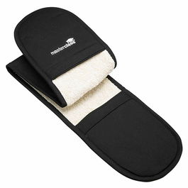 MasterClass Deluxe Professional Black Double Oven Glove