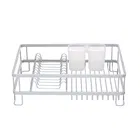 Master Class Aluminium Dish Drainer With Cutlery Holder