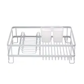 Master Class Aluminium Dish Drainer With Cutlery Holder
