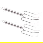 Master Class Pair Of Stainless Steel Oven Forks
