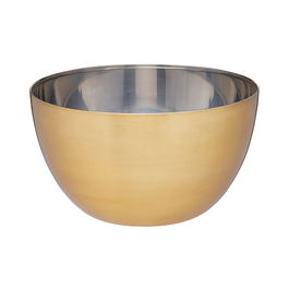 MasterClass Brass Finish Mixing Bowl Large 24cm