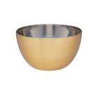 MasterClass Brass Finish Mixing Bowl Medium 21cm