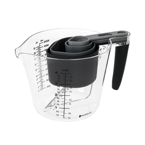 MasterClass Measuring Jug And Cup Set 5 Pieces