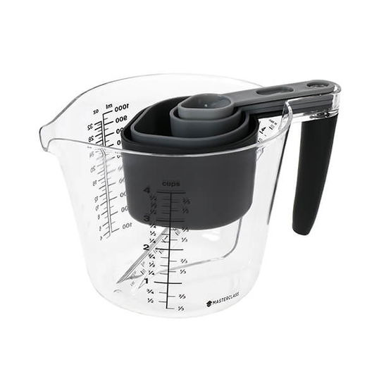 MasterClass Measuring Jug And Cup Set 5 Pieces