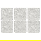 Morris & Co Pure Strawberry Thief Coasters Set of 6