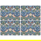 Morris & Co Strawberry Thief Blue Placemats Set of 4