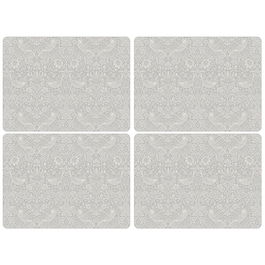 Morris & Co Pure Strawberry Thief Large Placemats Set of 4