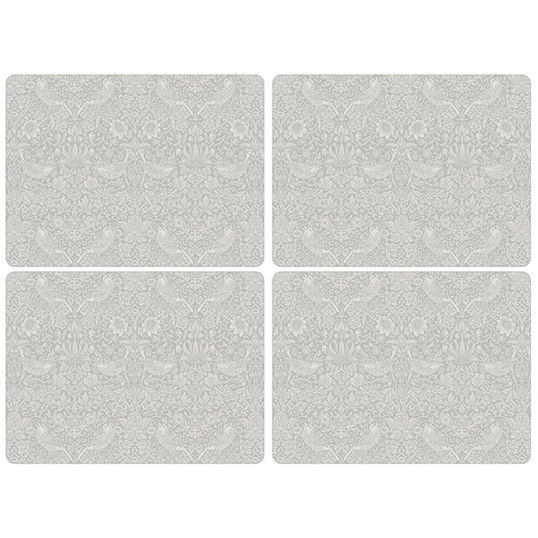 Morris & Co Pure Strawberry Thief Large Placemats Set of 4