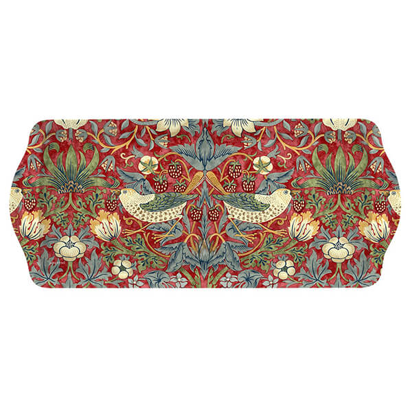 Morris & Co Strawberry Thief Red Sandwich Tray