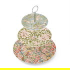 Morris & Co 3 Tier Cake Stand Strawberry Thief, Honeysuckle, Golden Lily