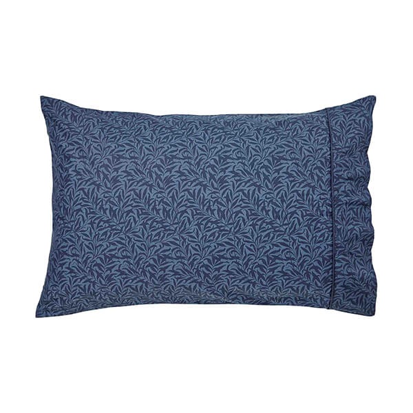 Morris & Co Strawberry Thief Housewife Pillowcase Indigo