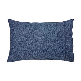 Morris & Co Strawberry Thief Housewife Pillowcase Indigo