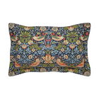 Morris & Co Strawberry Thief Oxford Pillowcase Indigo