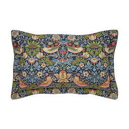 Morris & Co Strawberry Thief Oxford Pillowcase Indigo