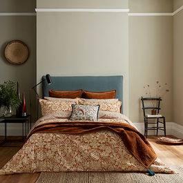 Morris & Co Sunflower Duvet Cover King Size Saffron