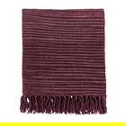 Morris & Co Seasons by May Woven Throw 150 x 200cm Aubergine