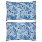 Morris & Co Acanthus Pair of Standard Pillowcases Woad Blue