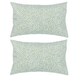 Morris & Co Lemon Tree Pair of Standard Pillowcases Leaf Green