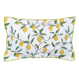Morris & Co Lemon Tree Oxford Pillowcase Leaf Green