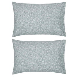 Morris & Co Strawberry Thief Pair of Standard Pillowcases Cochineal Pink