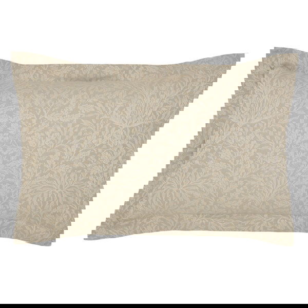 Morris & Co Pure Acorn Jacquard Oxford Pillowcase Linen