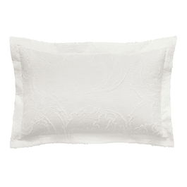 Morris & Co Pure Bachelors Button Oxford Pillowcase White