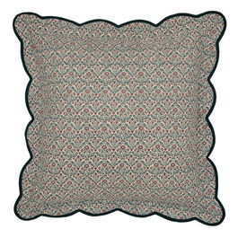 Morris & Co Brophy Embroidery Sham Pillowcase Green