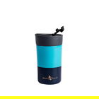 Navigate Beau & Elliot Colour Block 300ml Travel Mug Aqua/Navy