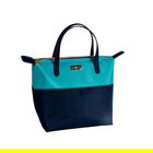 Navigate Beau & Elliot Colour Block Luxury Lunch Bag Aqua/Navy