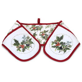 Portmeirion The Holly & The Ivy Double Oven Glove