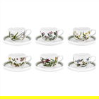 Portmeirion Botanic Garden Breakfast Cup & Saucer Set of 6