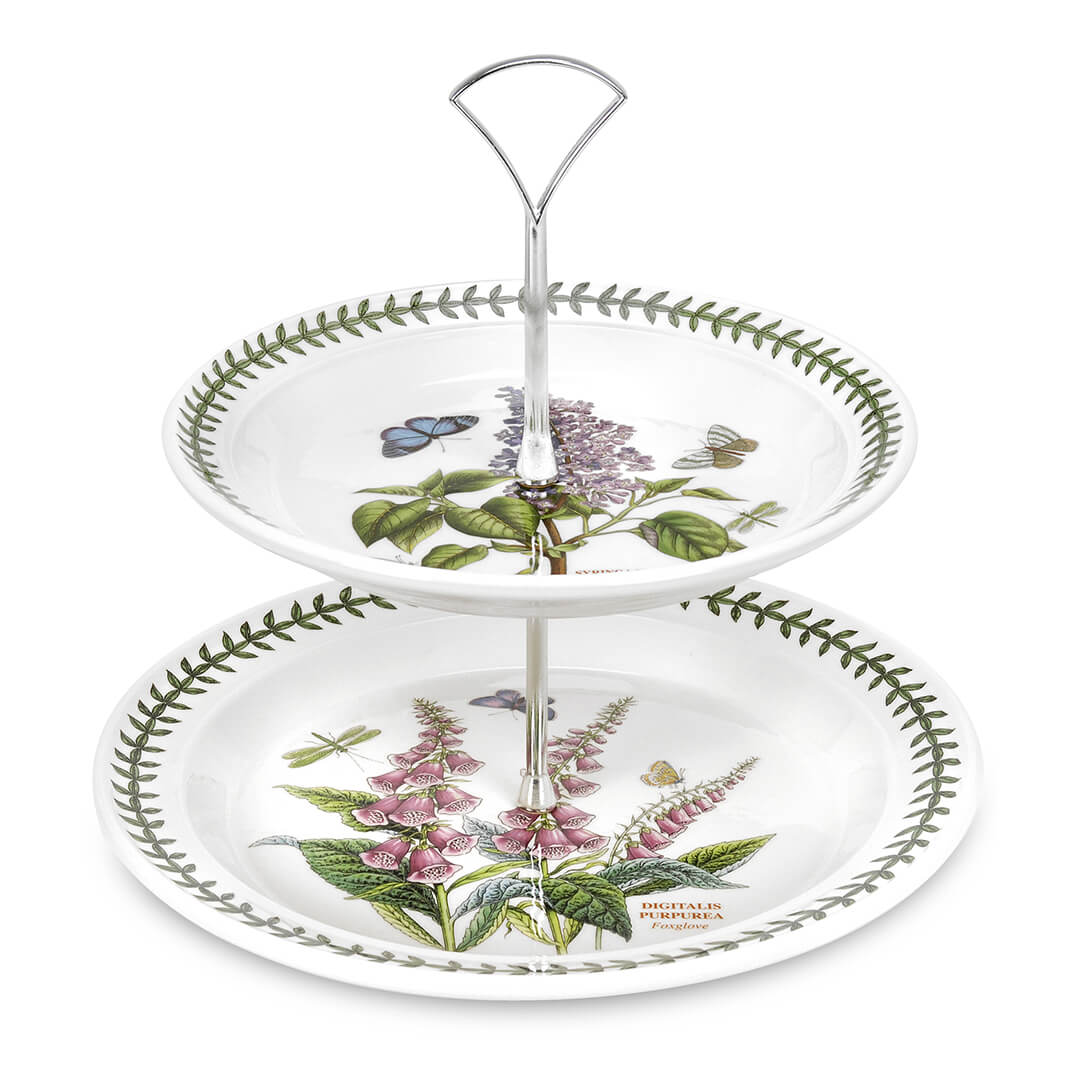 Portmeirion Botanic Garden 2 Tier Cake Stand