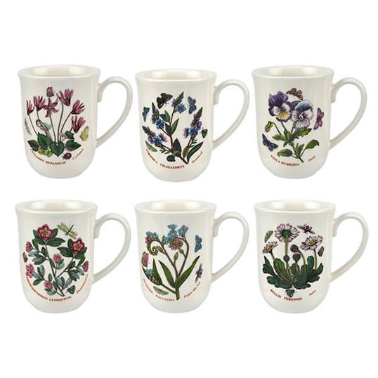 Portmeirion Botanic Garden Tulip Beaker Set of 6
