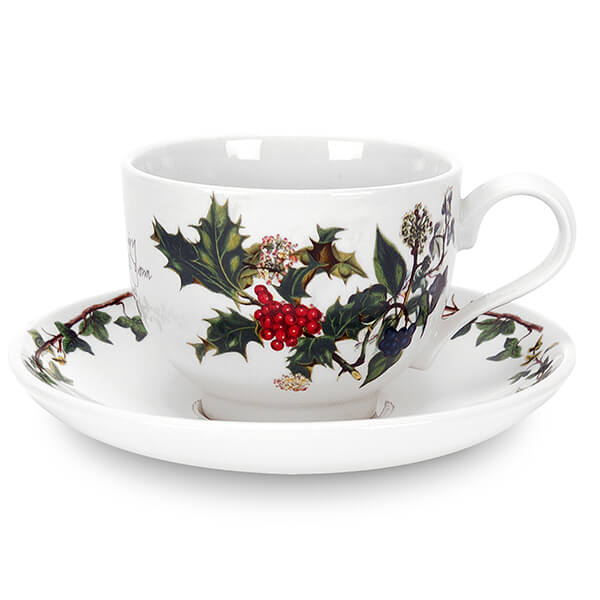 Portmeirion The Holly & The Ivy Tea Cup & Saucer