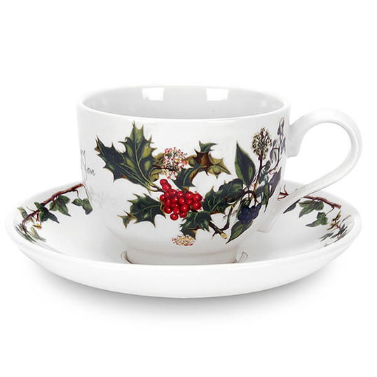 Portmeirion The Holly & The Ivy Tea Cup & Saucer