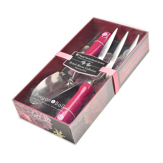 RHS British Bloom Gift Boxed Trowel & Fork