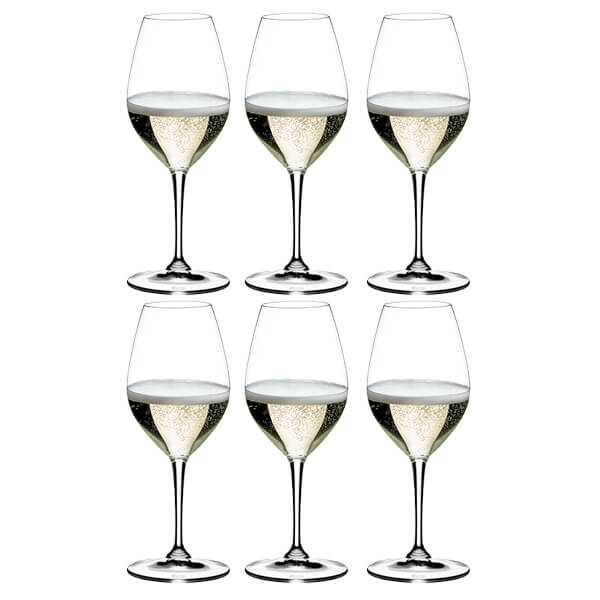 Riedel Vinum Champagne Wine Glasses Set Of 6