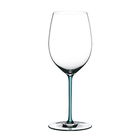 Riedel Hand Made Fatto A Mano Cabernet / Merlot Glass Turquoise