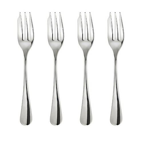 Robert Welch Malvern Bright Pastry Fork 4 Piece Set