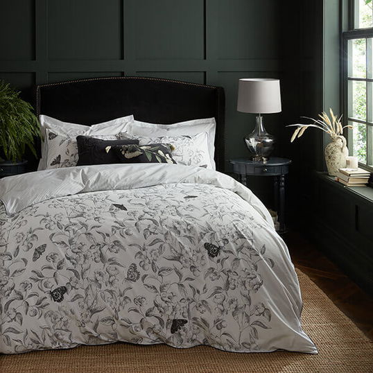 Royal Botanic Gardens Kew Bohea King Size Duvet Cover with 2 Pillowcases
