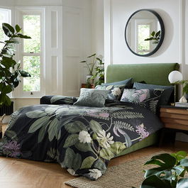 Royal Botanic Gardens Kew Grandiflora Super King Size Duvet Cover with 2 Pillowcases