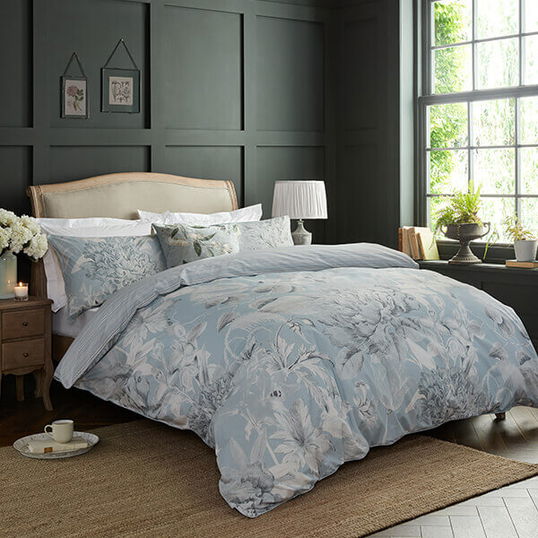 Royal Botanic Gardens Kew Peony Super King Size Duvet Cover with 2 Pillowcases