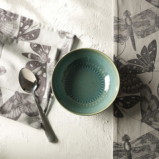 Royal Botanic Gardens Kew Living Jewels Cereal Bowl 17cm - Green