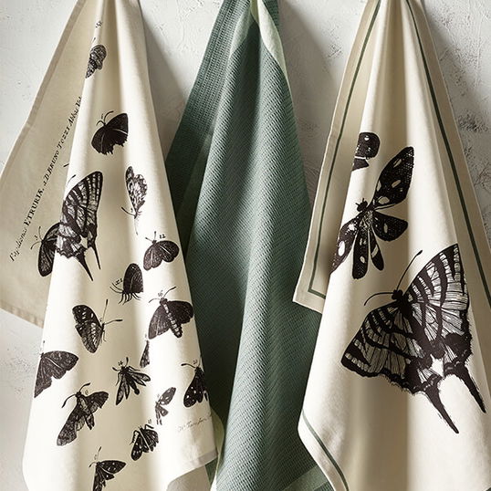 Royal Botanic Gardens Kew Living Jewels Set Of 3 Tea Towels